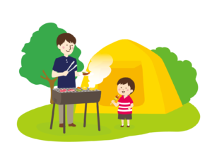 母子キャンプの食事は頑張らなくてOK